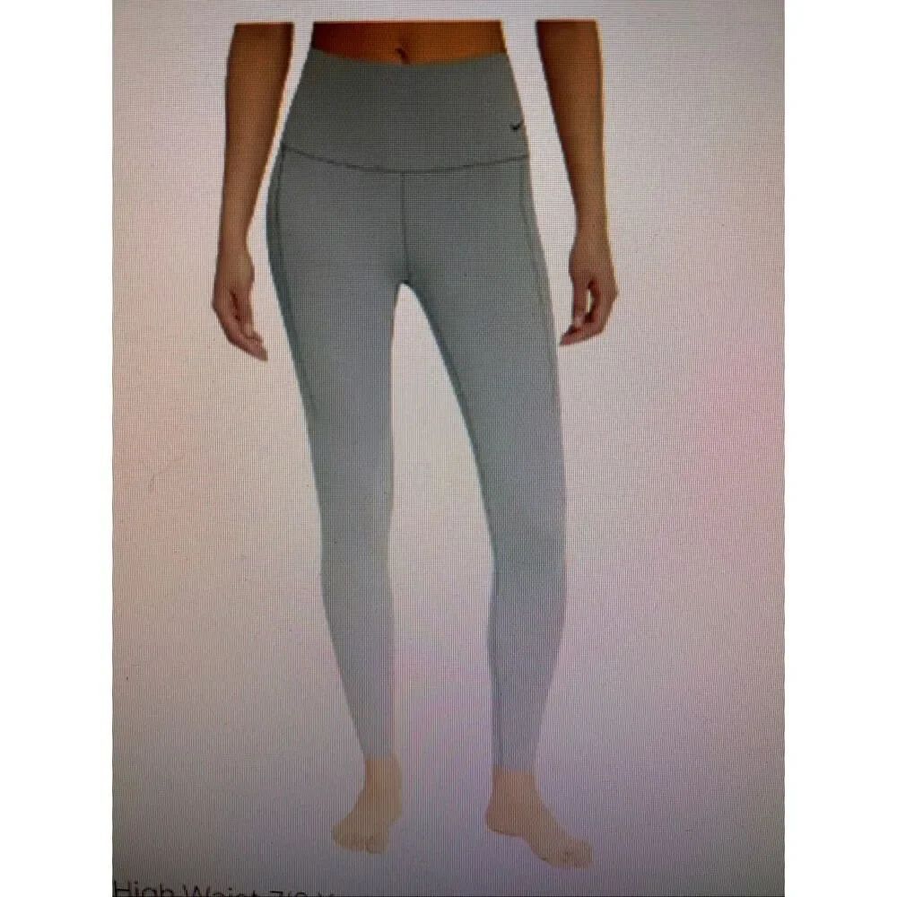 NWT Nike Zenvy Pale Blue Leggings